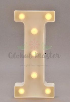 Luminoso Led Plstico Letra I