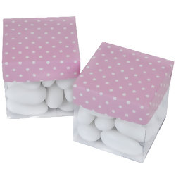 Caixa Lils Po Branca 5,5x5,5x4cm 4 doces 10 unidades