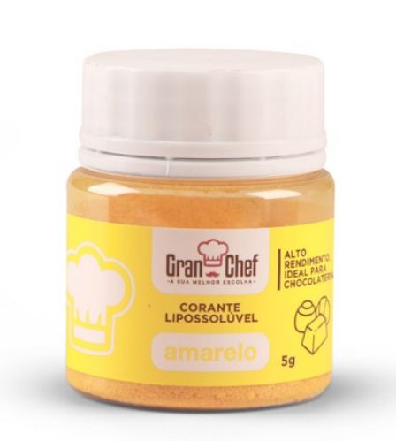 Corante Lipossolvel 5g Amarelo