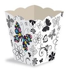 Cachepot Borboleta 13x9,5 08 unidades