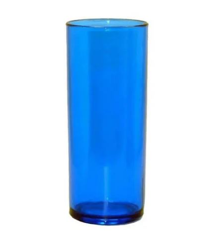 Copo Long Drink Azul Neon Unidade