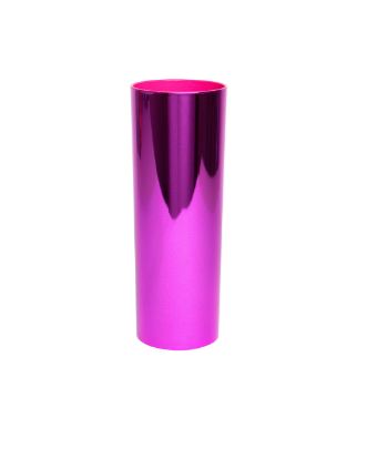 Copo 360 ml Acrlico Long Drink Rosa Pink Metlico Liso Unidade