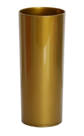 Copo 360 ml Acrlico Long Drink Dourado Unidade