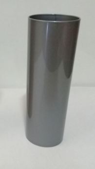 Copo 360 ml Acrlico Long Drink Prata Fechado Unidade