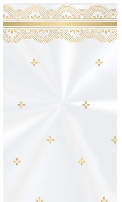 Saco Plstico Decorado 11x19,5 Lulis Ouro Resist 50 Unidades