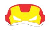 Mscara Vingadores Homem De Ferro Unidade