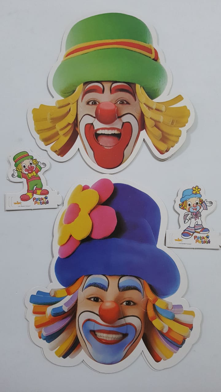 Mscara e Dedoche De Papel Patati Patata 08 Unidades