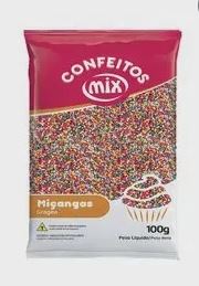 Confeito Mianga 100g Mix 8 Cores Unidade