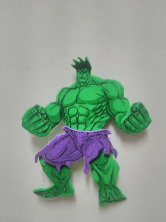 Micropersonagem Hulk 06 Unidades