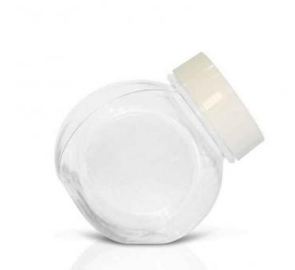 Mini Baleiro Plstico 60ml Branco