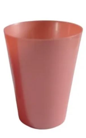 Copo Acrlico 200ml Rose Gold 10 Unidades