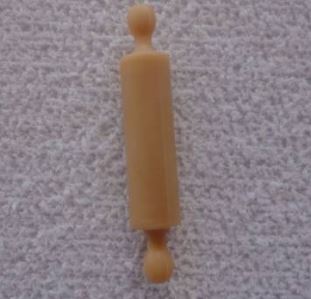 Mini Rolinho Macarro Bege 10 Unidades