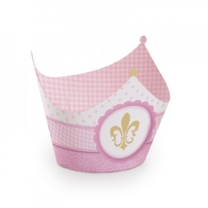 Mini Wrap Para Cupcake Reino Menina 12 Unidades