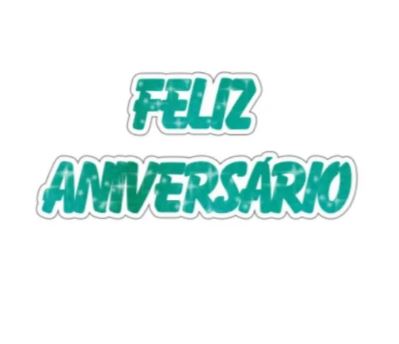 Painel Feliz Aniversrio Glitter Tifanny Unidade