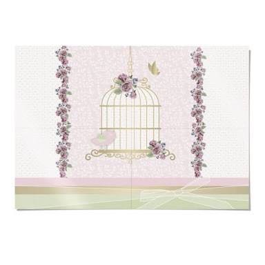 Painel Jardim Secreto 128x90cm 4 Placas