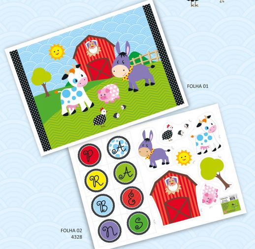 Kit Decorativo Fazendinha Unidade