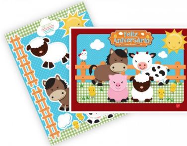 Painel Kit Decorativo Fazendinha