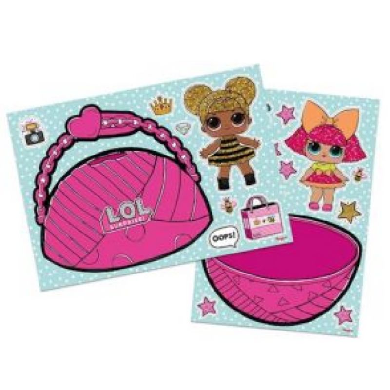 Painel Kit Decorativo LOL Surprise 2 placas