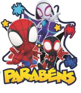 Painel Parabns Spidey Unidade