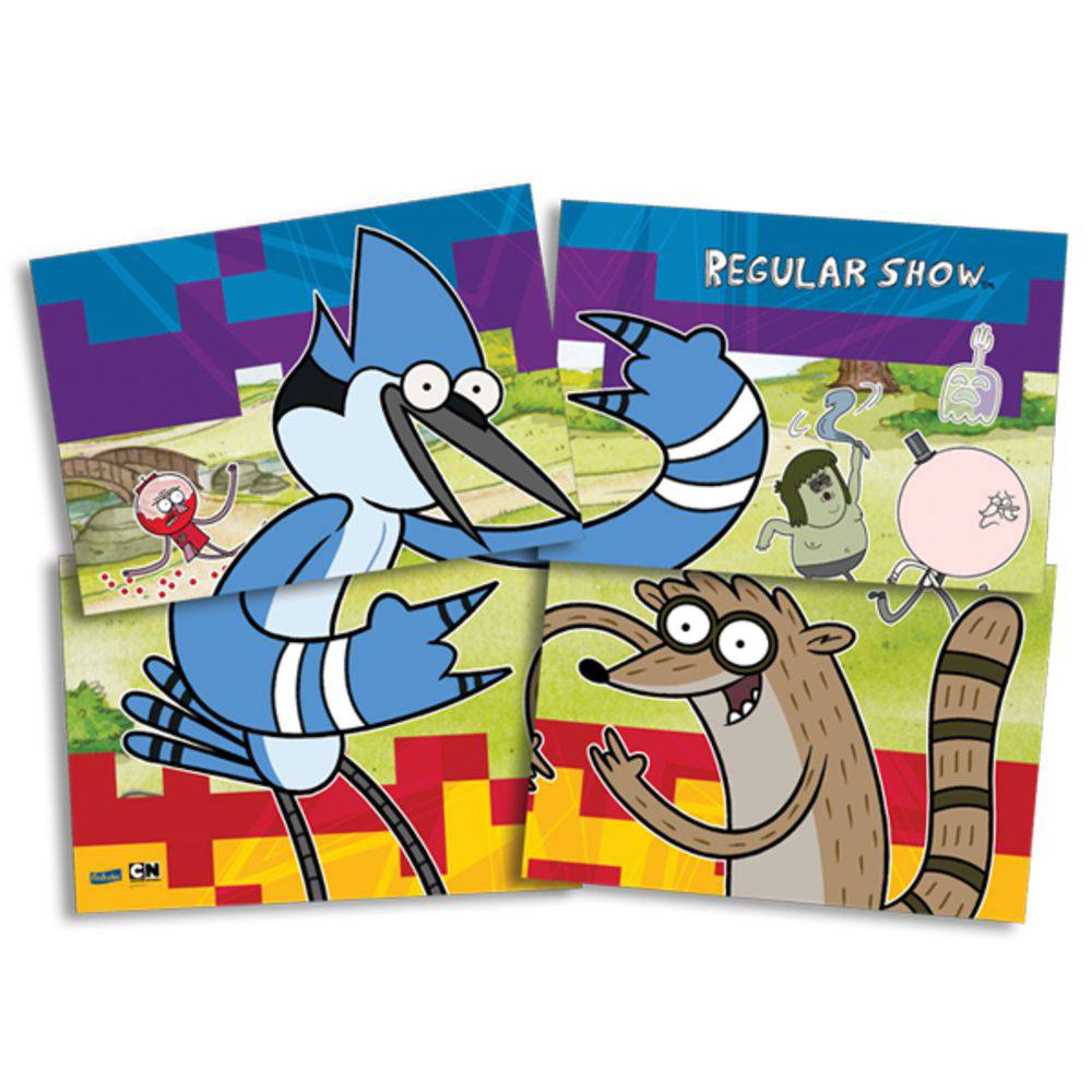 Painel 4 Lminas Regular Show