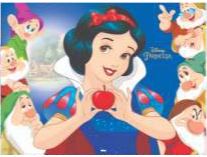 Painel TNT Branca De Neve Unidade