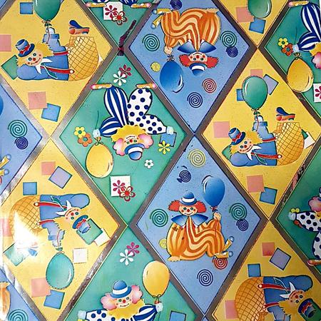 Saco Poli 21x30 Palhacinhos 50 Unidades