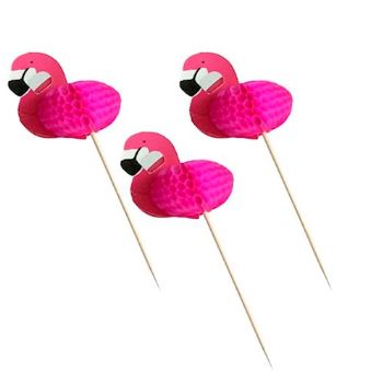 Palito Pick Flamingo 12 unidades
