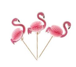 Palito Decorativo Flamingo Unidade