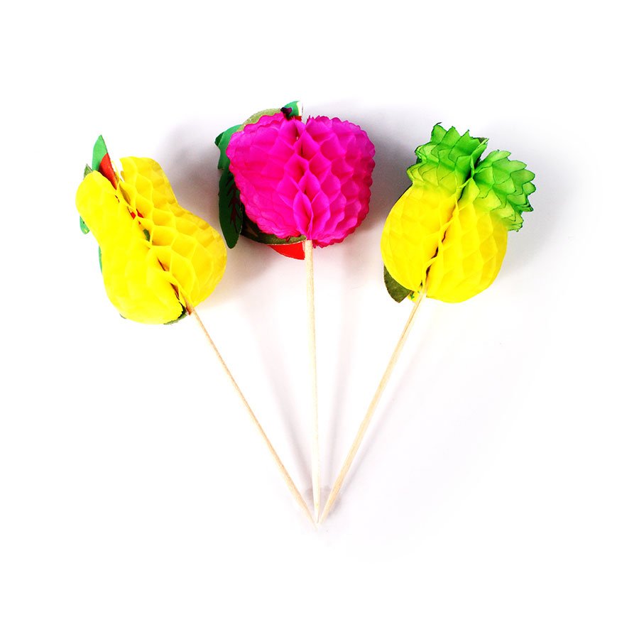 Palito Pick Frutas 10 unidades