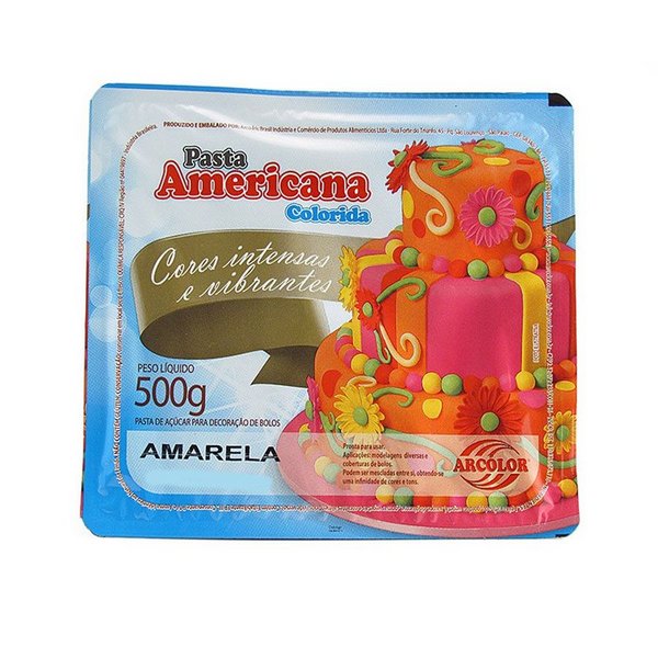 Pasta Americana 500g Amarela Unidade