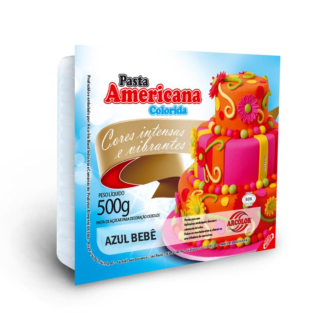 Pasta Americana 500g Azul Beb Unidade