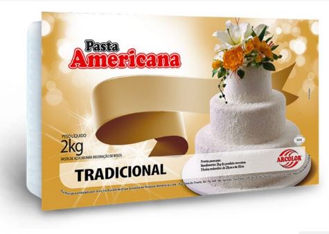 Pasta Americana 2kg Branca Unidade