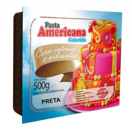 Pasta Americana 500g Preta Unidade