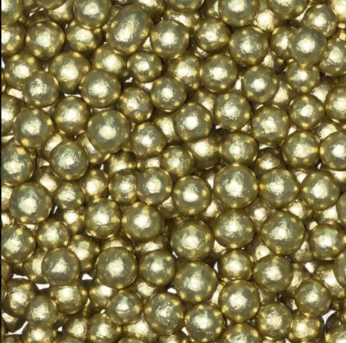 Confeitos Prolas M Dourada 50g