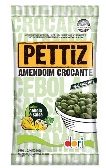 Amendoim Crocante Cebola e Salsa 500g Unidade