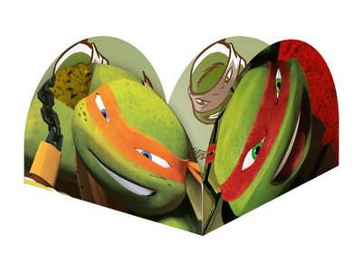 Porta Forminha Tartarugas Ninjas 50 Unidades
