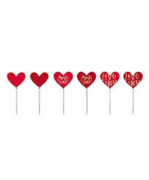Pick Decorativo Romntica 12 Unidades