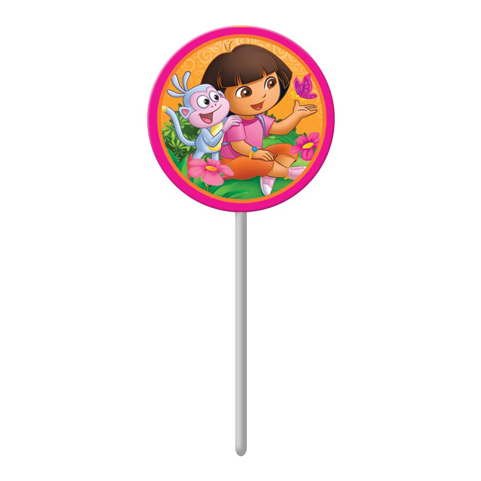 Pick Para Doces Dora Aventureira 08 unidades