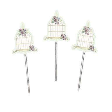 Pick Para Cupcake Jardim Secreto 12 Unidades