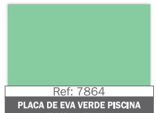 Placa Eva 40x60 Verde Piscina Unidade