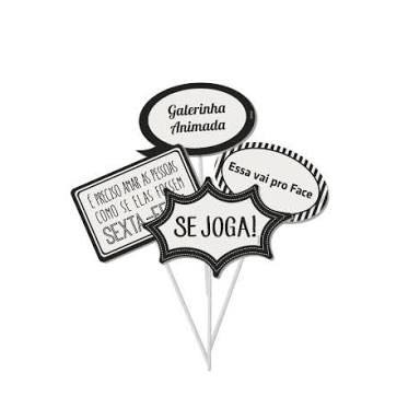 Plaquinhas Divertidas Titanium