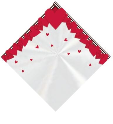 Poli Express 37,5x37,5 In Love 25 Unidades