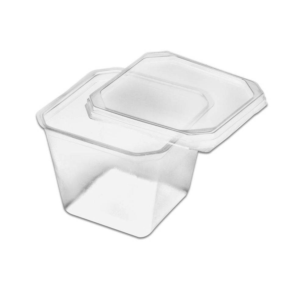 Pote Quadrado 250 ml 20 unidades