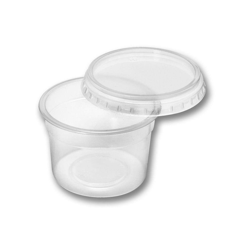 Pote Redondo Com Tampa 145 ml