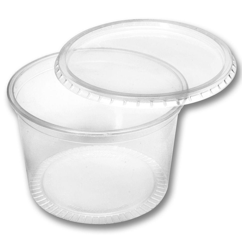 Pote Redondo Com Tampa 500 ml