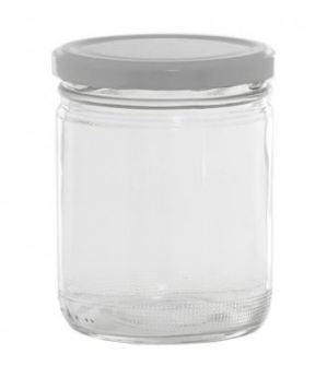Pote Vidro 200ml Tampa Metlica Ref 1024