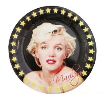 Prato Marilyn Monroe 08 Unidades