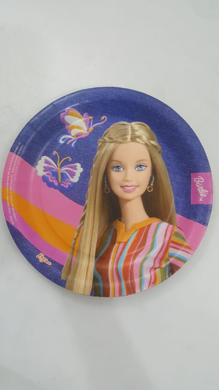 Prato Barbie 08 unidades