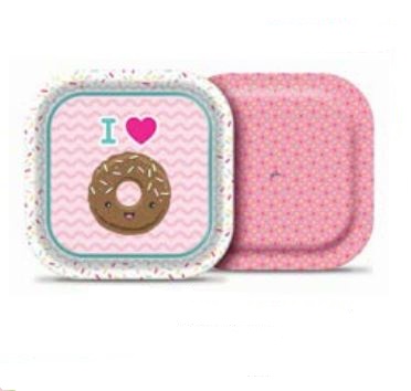 Prato 18cm Donuts 08 Unidades