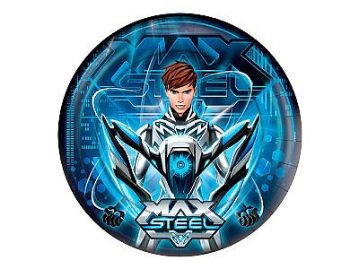 Prato New Max Steel 08 Unidades
